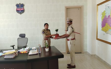 గద్వాల నూతన  డిఎస్పీ గా బాధ్యతలు స్వీకరించిన కే సత్యనారాయణ