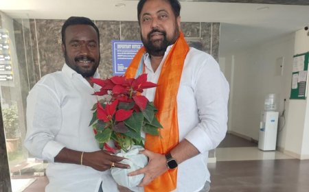 సుధీర్ రెడ్డిని కలిసిన రాపాక సోమేష్