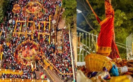 రేపే మేడారం జాతర ప్రారంభం.. తరలి వెళ్తున్న జనం