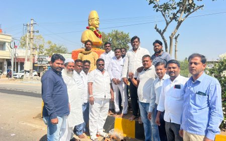 కాంగ్రెస్ పార్టీ ఆధ్వర్యంలో మౌలానా అబ్దుల్ కలాం వర్ధంతి