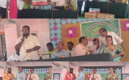 మల్దకల్ జూనియర్ కాలేజ్ విద్యార్థుల రూమ్ లకు ఫ్యాన్ లు డొనేట్ చేసిన