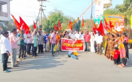 నరహంతకు మోడీ ప్రజా వ్యతిరేక విధానాలను ఖండించండి.........