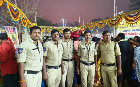 వనదేవతలను దర్శించుకున్న గద్వాల్ జిల్లా పోలీస్ కానిస్టేబుల్ లు ..