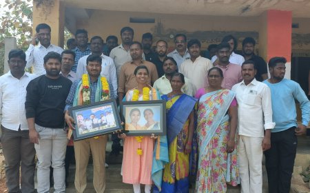 గురుకుల కళాశాలలో ఉద్యోగాలు సాధించిన వారికి అంబేద్కర్ యూత్ ఆధ్వర్యంలో ఘనంగా సన్మానం