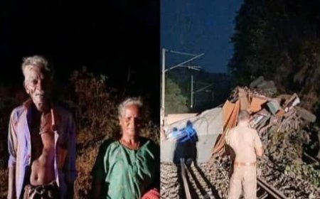 రైలు ప్రమాదాన్ని తప్పించిన  మృదువు  దంపతులు.'