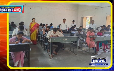ప్రశాంతంగా టీఎస్ ఎస్సి స్టడీ సర్కిల్ ప్రవేశ పరీక్ష