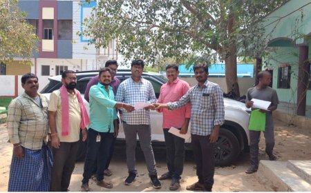 ఎస్సీ కమ్యూనిటీ అంబేద్కర్ భవన నిర్మాణానికి స్థలం కేటాయించాలని తాసిల్దార్ కి వినతి.....