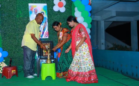 సాయి గాయత్రి విద్యాలయంలో కన్నుల పండుగగా ఐదవ వార్షికోత్సవ వేడుకలు