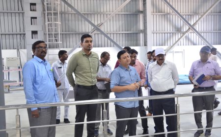 మంగోల్ వాటర్ ట్రీట్మెంట్ ప్లాంట్ హౌస్ రిజర్వాయర్ ను పరిశీలించిన