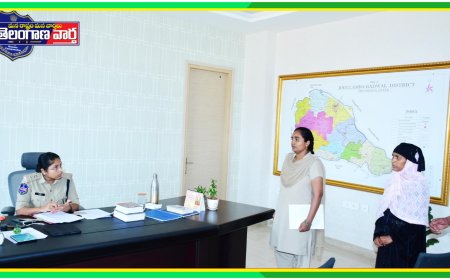 ప్రజావాణి ఫిర్యాదులు స్వీకరణ ఎస్పీ