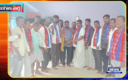  నిజామాబాద్ జిల్లా అధ్యక్షులుగా సుంకరిపెల్లి సాయన్న నియామకం 