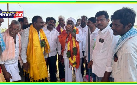 వెల్దేవి గ్రామంలో శ్రీ కంఠమహేశ్వర స్వామి ఆలయ నిర్మాణ భూమి పూజ కార్యక్రమంలో ఎమ్మెల్యే మందుల సామేల్ 