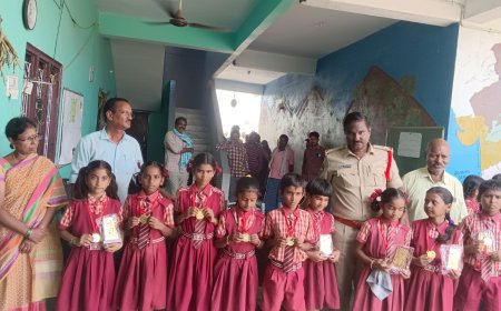 పిల్లల్ల విద్యార్థుల్లో నైపుణ్యాన్ని పెంపొందించడానికి పరీక్షల దోహదపడతాయి...... ఏఎస్ఐ శ్రీనివాస్ రెడ్డి