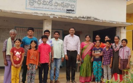 ప్రభుత్వ పాఠశాల విద్యార్థుల ప్రతిభ అద్భుతం.... ఎం ఈ ఓ  చత్రు నాయక్