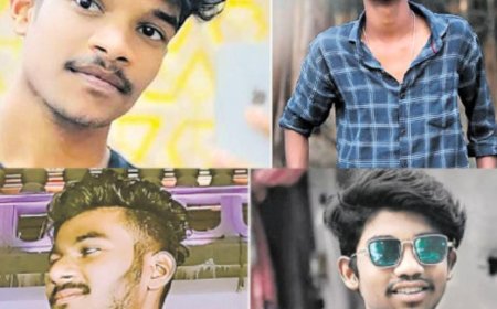 రోడ్డు ప్రమాదంలో నలుగురు స్నేహితులు మృతి: మరణంలోనూ వీడని స్నేహం