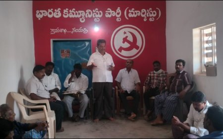 లౌకిక ప్రజాస్వామ్య శక్తులను గెలిపించండి..... బుర్రి శ్రీరాములు