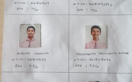 100% ఉత్తీర్ణత సాధించిన గురుకుల విద్యాలయం గొల్లపల్లి