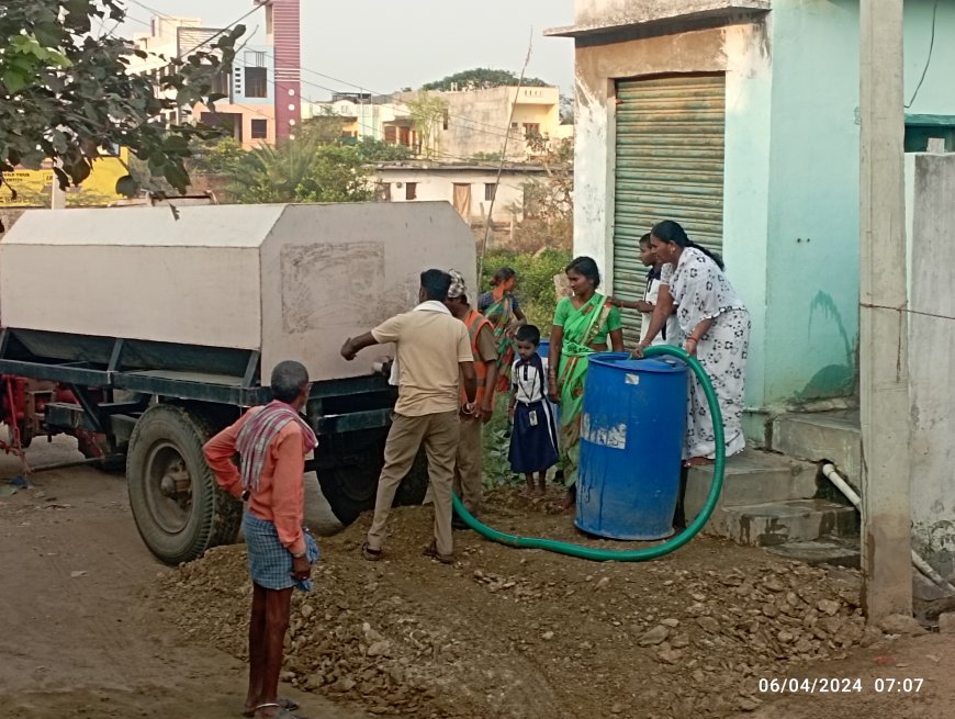 తిరుమలగిరి నాలుగో వార్డులో నీరు లేక అలమటిస్తున్న ప్రజలు