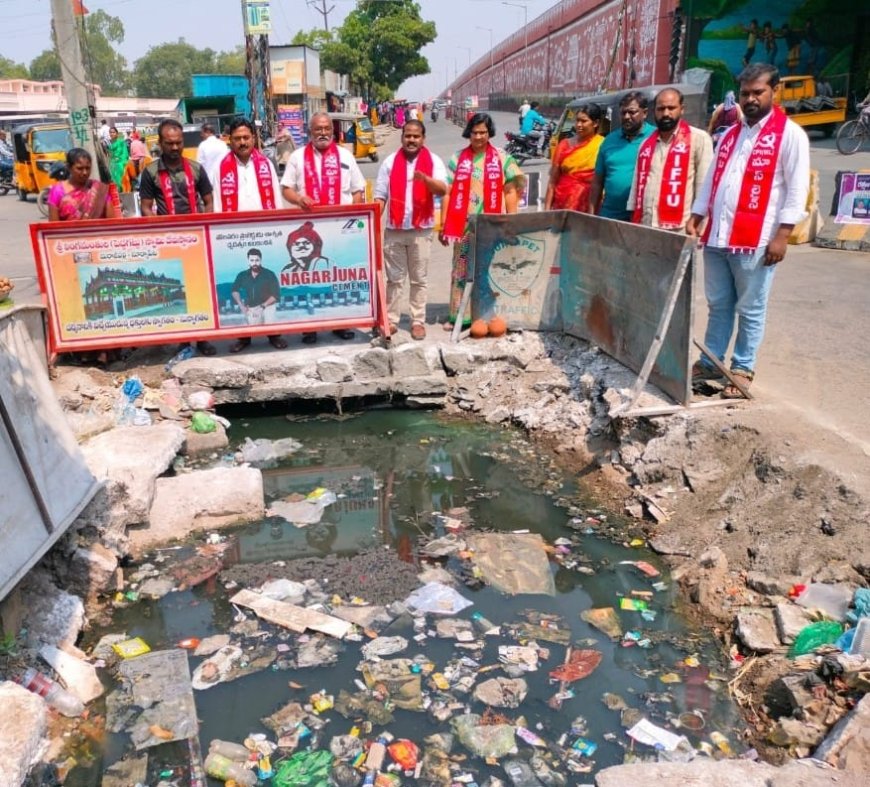 కొత్త బస్టాండ్ దగ్గర ఉన్న మురికి కల్వర్టును వెంటనే మూసివేయాలి.