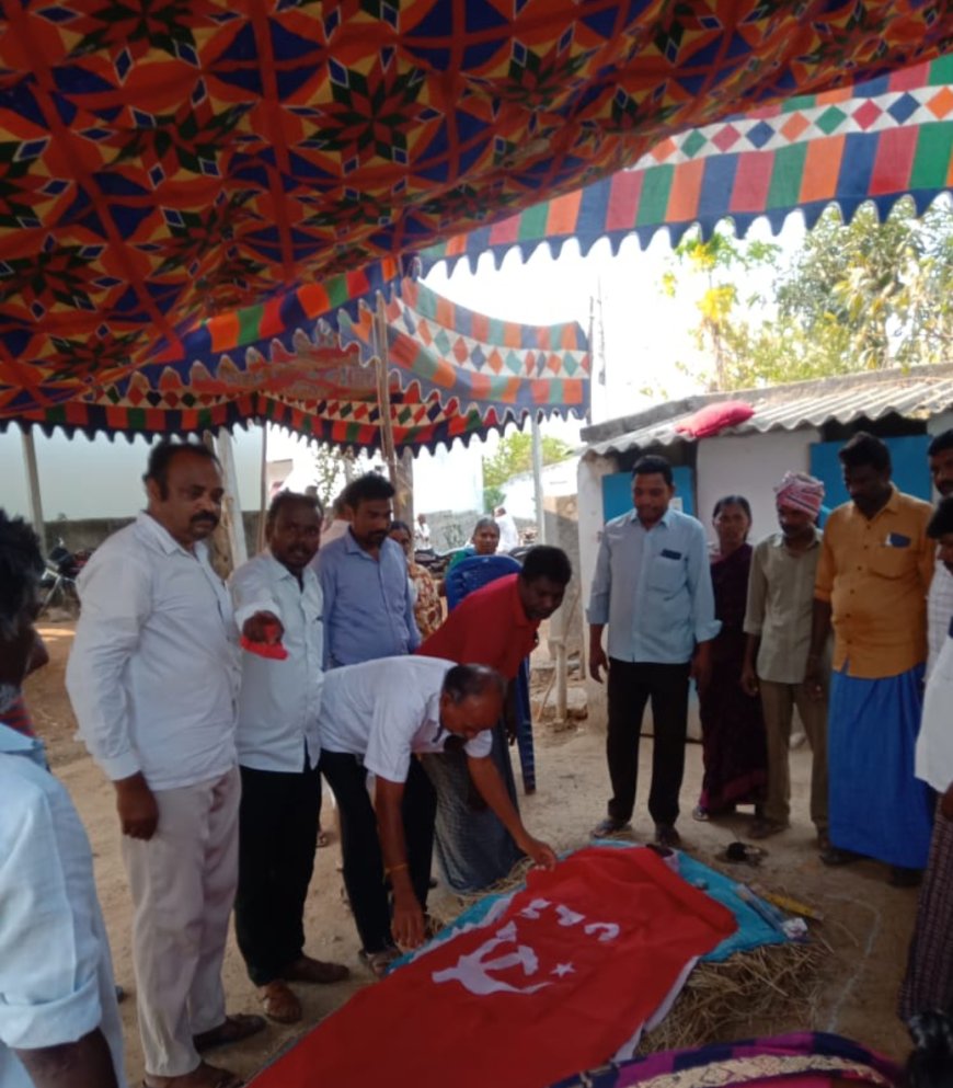 రాయి రవి మరణం సిపిఎం పార్టీకి తీరని లోటు