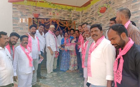 బిఆర్ఎస్ పార్టీ ఆధ్వర్యంలో ఇంటింటి ప్రచారం  