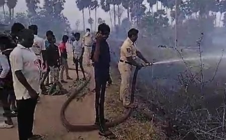 గట్టికల్ లో అగ్నిప్రమాదం