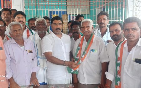 కాంగ్రెస్ గూటికి చేరిన మనపాడు మండల బిఆర్ఎస్ అధ్యక్షుడు నాగేశ్వర్ రెడ్డి