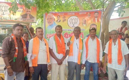 కోటమర్తి గ్రామంలో బిజెపి పార్టీ కార్నర్ మీటింగ్