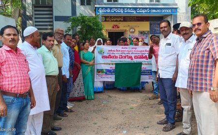 ఇంటి పరిషరాలలో నీరు నిలువ ఉండకుండగా పరిశుభ్రంగా ఉంచుకోవాలి