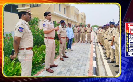 MLC ఎన్నికల విధులు, బందోబస్తు నిర్వహణపై పోలీసు సిబ్బందికి సూచనలు చేసిన