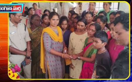 మరణించిన హెడ్ కానిస్టేబుల్ కు సంతాపం తెలియజేసిన ఎస్సై