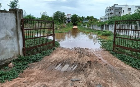 చెరువును తలపిస్తున్న పశుసంవర్ధక శాఖ కార్యాలయం