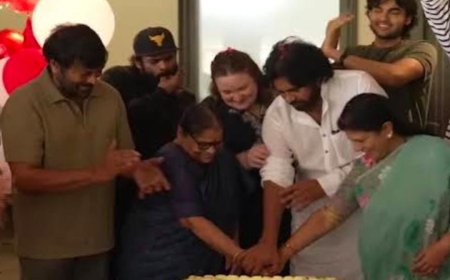 మెగాస్టార్ నివాసానికి పవర్ స్టార్ పవన్ కల్యాణ్