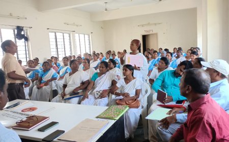 గద్వాల అర్బన్ హెల్త్ సెంటర్ వైద్య సిబ్బంది కి జాతీయ నులి పురుగుల నిర్మూల న పై అవగాహన కార్యక్రమం.