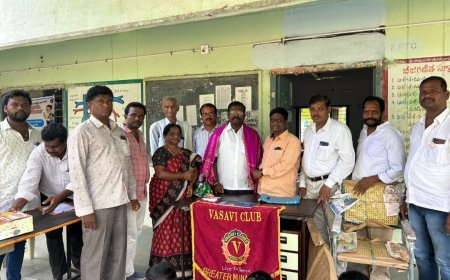 వాసవి క్లబ్ ఇంటర్నేషనల్ డైరెక్టర్ వంగవీటి గురుమూర్తి జన్మదిన వేడుకలు