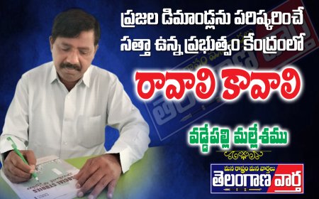 ప్రజల డిమాండ్లను పరిష్కరించే సత్తా ఉన్న ప్రభుత్వం కేంద్రంలో రావాలి కావాలి