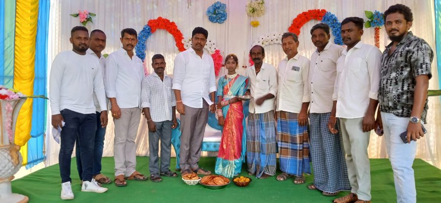చిట్యాల వంశీప్రియా ను ఆశీర్వధించిన యువనేత శ్రీ ధనసరి సూర్య