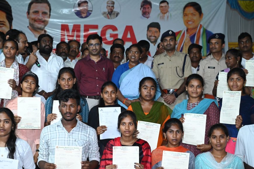 యువత ఉద్యోగాలు సాధించి వారి తల్లిదండ్రులకు హార్దిక భరోసా కల్పించాలి