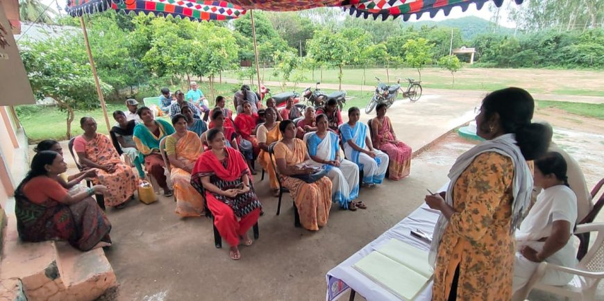 గౌతంపూర్ లో సికిల్ సెల్ ఎనీమియా వ్యాధిపై అవగాహన. 