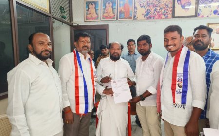 బీసీ యువజన సంఘం నియోజకవర్గ అధ్యక్షుడిగా గడ్డం లక్ష్మీనారాయణ ఎన్నిక