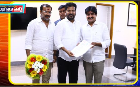 ముఖ్యమంత్రి రేవంత్ రెడ్డి ని కలిసిన  అలంపూర్ ఎమ్మెల్యే విజయుడు