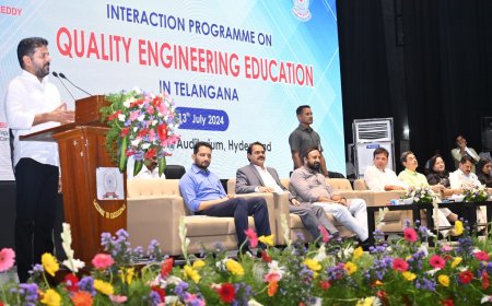 జేఎన్టీయూలో క్వాలిటీ ఇంజనీరింగ్ ఎడ్యుకేషన్ పై ఇంటరాక్షన్ కార్యక్రమంలో ముఖ్యమంత్రి రేవంత్ రెడ్డి