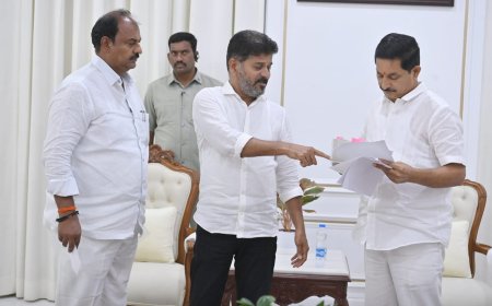 సీఎం రేవంత్ రెడ్డి గారిని కలిసిన గద్వాల ఎమ్మెల్యే