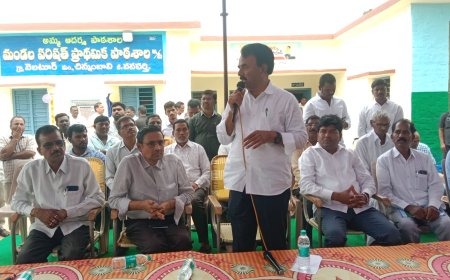 ప్రభుత్వ బడుల్లో నాణ్యమైన విద్య బోధనలకు కృషి జూపల్లి కృష్ణారావు