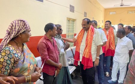 లయన్స్ కంటి హాస్పిటల్లో వైద్య సేవల గురించి తెలుసుకున్న దామోదర్ రెడ్డి...