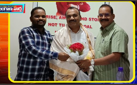 జిల్లా ఇన్చార్జ్ జిల్లా వైద్య ఆరోగ్యశాఖ అధికారిని మర్యాదపూర్వకంగా కలిసిన .