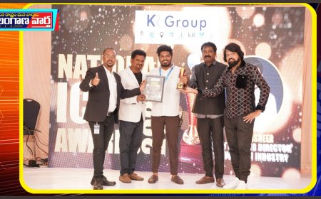 నేషనల్ ఐ కాన్ అవార్డ్ 2024 బెస్ట్ క్యాస్టింగ్ డైరెక్టర్ గా సయ్యద్ బషీర్