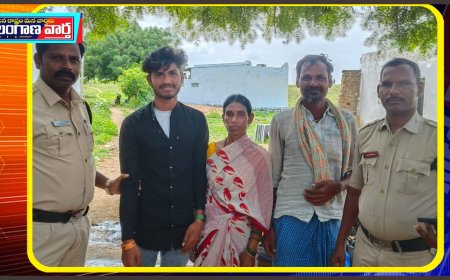 ఇంటి నుండి వెళ్లిపోయిన యువకుడ్ని తిరిగి తల్లిదండ్రులకు అప్పగించిన కేటి దొడ్డి పోలీసులు
