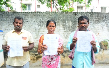 రమణ గుట్టలో ప్లాట్ల ఆక్రమణ : అక్రమంగా నిర్మాణాలు 