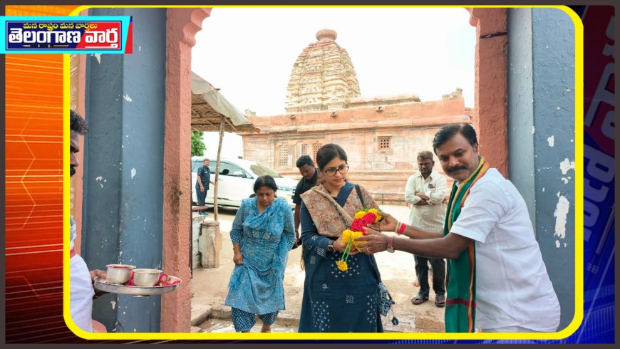 అలంపూర్ ఆలయాలు దర్శించుకున్న నారాయణపేట జిల్లా కలెక్టర్